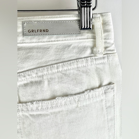 GRLFRND Karolina White Flag High Rise Skinny Crop Jeans - Picture 9 of 14